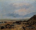 Réaliste Rocky Seashore peintre Gustave Courbet